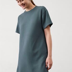 Casual Teal T-Shirt Dress